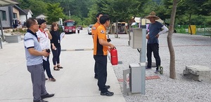 [NSP PHOTO]장수군, 여름철 재난취약분야 안전관리 합동점검