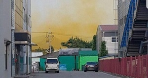 [NSP PHOTO]경북 칠곡군, 황산가스 누출 사고....인명피해는 없어