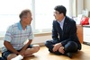 [NSP PHOTO]맹정호 서산시장, 광복절 앞두고 독립유공자 후손 위문