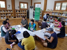 [NSP PHOTO]담양군 창평면, 함께하는 도담도담 사랑방 공예체험 실시