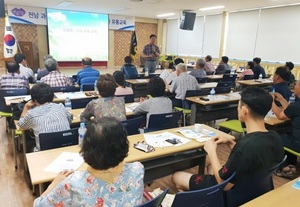 [NSP PHOTO]전남농협, 강진군 관내 단감 재배농가 유통 및 조직화 교육 실시