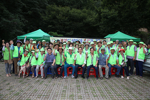 [NSP PHOTO]의성군 자연보호협의회, 빙계계곡 정화활동 캠페인 펼쳐