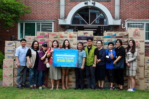 [NSP PHOTO]동서식품, 맥심 커뮤니티 회원들과 보육원 봉사활동