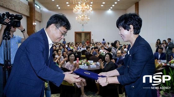 [NSP PHOTO]장수군, 이미자 자원봉사종합센터장 취임