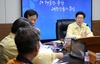 [NSP PHOTO]양승조 충남도지사, 태풍 솔릭 대비 대책회의 참가