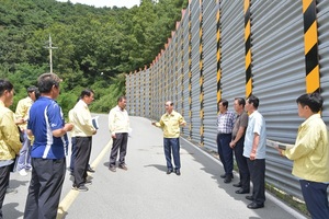 [NSP PHOTO]청도군, 태풍솔릭북상에 따른 현장지도 점검