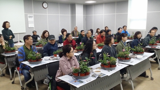 NSP통신-2018년 하반기 도시농업관리사 교육이 진행되고 있다. (경기도농업기술원)