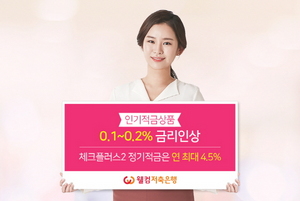 [NSP PHOTO]웰컴저축은행, 인기 적금상품 금리 인상…연 최대 4.5% 지급