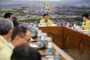 [NSP PHOTO]주낙영 경주시장, 태풍 대비 현장 중심 대비책 강구