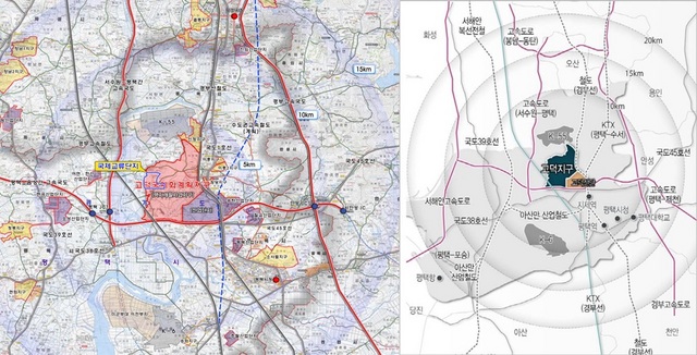 NSP통신-고덕신도시 국제교류단지 위치도. (경기도)