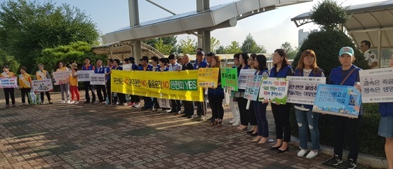 NSP통신-▲아산시가 어린이교통안전 및 안전무시 7대 관행 근절 캠페인을 실시했다. (아산시)