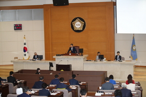 [NSP PHOTO]포항시의회, 제253회 임시회 11.15 유발지진 대정부 결의문 채택