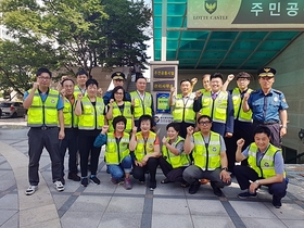 [NSP PHOTO]대구 서부서 도움으로 평리롯데캐슬아파트 CCTV 306대 정비