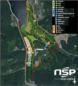 NSP통신-도시계획위원회(경산 근린공원 계획 평면도) (경북도)