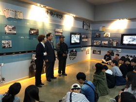 [NSP PHOTO]경기남부보훈지청-용문중학교, 이천민주화운동기념공원 탐방