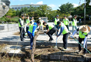 [NSP PHOTO]경북관광공사, 태풍 콩레이 보문관광단지 피해복구