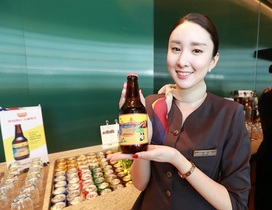 [NSP PHOTO]아시아나항공, 자체개발 수제 맥주 ASIANA 서비스 개시