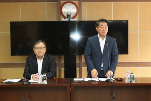 [NSP PHOTO]광명시, 학교 체육관 유휴시간대 개방 간담회 가져