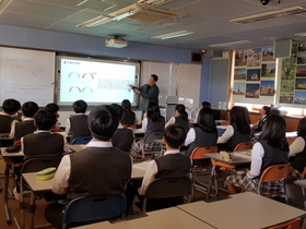 [NSP PHOTO]한동대 경상권 교육기부센터, 울산 상안중서 교육기부 프로그램 운영