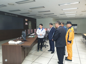 [NSP PHOTO]안태현 경주소방서장, 겨울철 대비 경주시 폐기물처리시설 현지지도방문