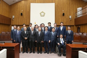 [NSP PHOTO]일본 나라시의회 의장 일행, 경주시의회 방문