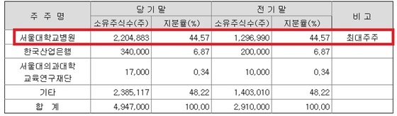 NSP통신-이지케어텍 주주 구성 (금융감독원 전자공시시스템)