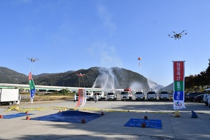 [NSP PHOTO]청도군, 구제역 철통방어 현장대응 가상방역훈련