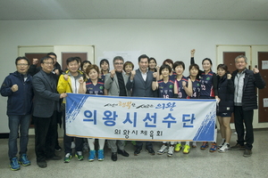 [NSP PHOTO]김상돈 의왕시장, 경기도 생활대축전 참가자 격려