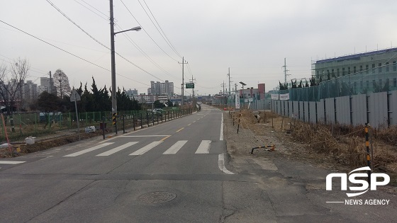 [NSP PHOTO]익산시, 송학동 학곤선 도로 확포장 공사 착공