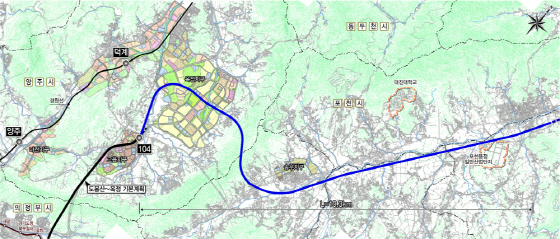 NSP통신-도봉산포천선 노선도. (경기도)