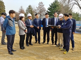 [NSP PHOTO]경기도의회 보건복지위, 보건환경연구원 신축청사 현장방문