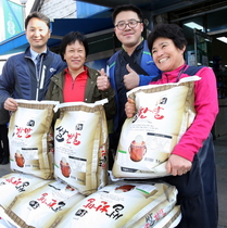 [NSP PHOTO]칠곡군 동명농협, 상표 등록된 쌀한말 특판 대성황