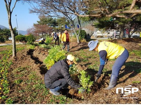 NSP통신-장성군 북하면이 쌈지공원을 조성하고 있다. (장성군)