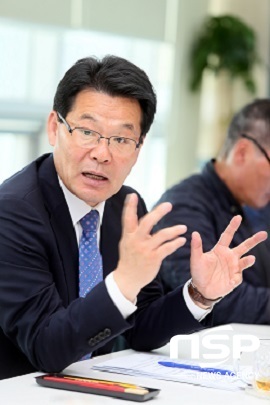 [NSP PHOTO]권익현 부안 군수 피와 땀으로 새로운 기적 만들자