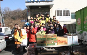 [NSP PHOTO]광명도시공사 봉사단-하안1동적십자, 어르신 효 나눔행사 가져