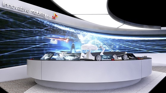 NSP통신-CES2019 SK 공동부스. (SK)