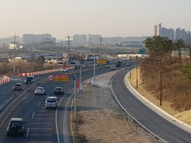 [NSP PHOTO]포항시, 오는 9일 초곡 도시개발사업지구 진출로 조기 개통