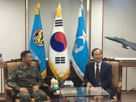 [NSP PHOTO]정창근 대구경북병무청장, 공군 11전투비행단장과 업무협의 가져