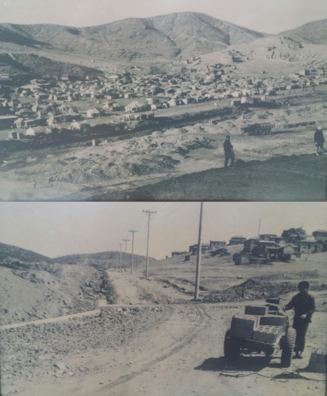 NSP통신-1971년 광주대단지 개발초기 모습.(위에서부터 단대동, 창곡동) (성남시)