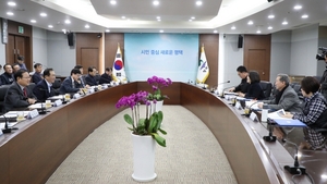 [NSP PHOTO]정장선 평택시장, 도의원과 지역현안 논의