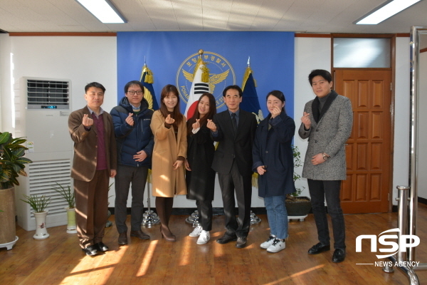 NSP통신-(왼쪽부터)변준범 경정, 이신영 경위, 김승혜 경감, 안지혜 경장 , 경성호 서장, 박진영 경장, 박범석 경장 (포항북부경찰서)