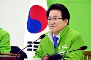 [NSP PHOTO]정동영 민주평화당 대표, 더불어 민주당 선거제도 개혁안 비판