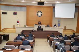 [NSP PHOTO]포항시의회, 동해안고속도로(영일만횡단구간) 건설 예타 면제 대상사업 선정 촉구 건의문 채택