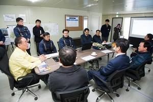 [NSP PHOTO]구미시, 공동주택 건설현장 방문 노동자 격려