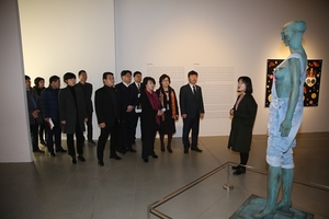 [NSP PHOTO]수원시의회 문화복지위, 아이파크미술관 방문