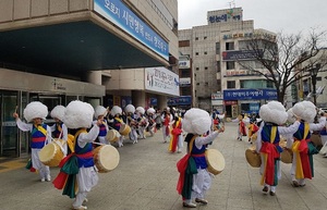 [NSP PHOTO]대구 날뫼북춤보존회, 새해 만복기원 날뫼북춤 지신밟기 행사 개최