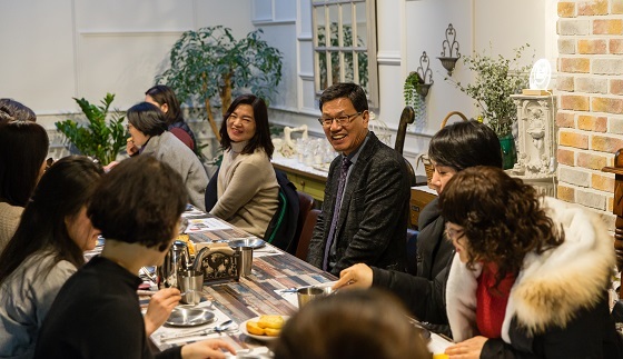 NSP통신-▲김돈곤 청양군수가 학교급식 관계자들과 간담회를 가졌다. (청양군)