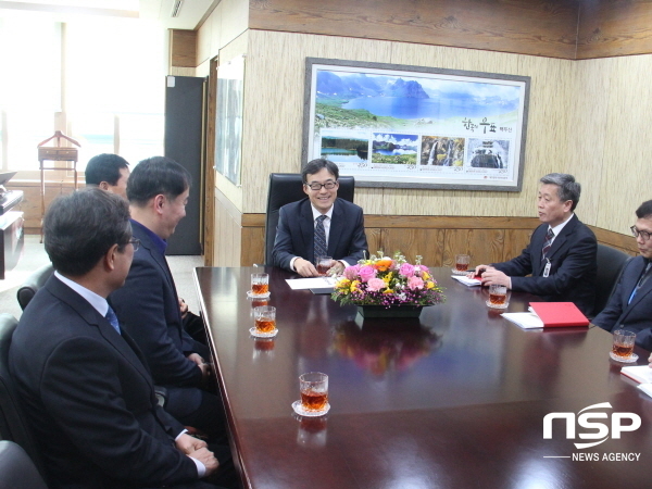 NSP통신-이상학 신임 경북지방우정청장이 지난11일 청장실에서 업무방침을 밝히고 있다. (경북지방우정청)