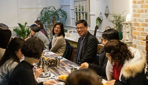 [NSP PHOTO]김돈곤 청양군수, 학교급식 관계자와 간담회