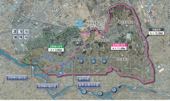 NSP통신-평택시 유천2지구 자연재해위험개선지구 정비사업 위치도. (평택시)